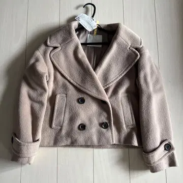 CECIL McBEE 베이지 숏 기장 코트