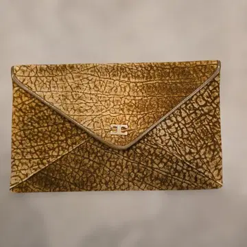 이탈리아제 CARLOTTA 가죽 엔벨로프형 클러치백