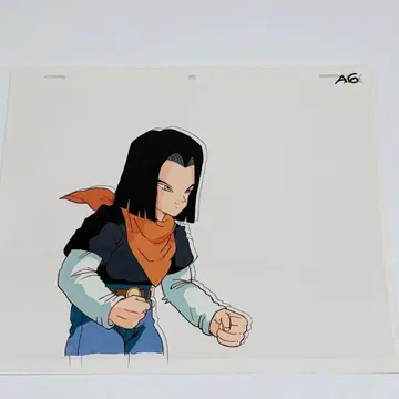 드래곤볼 애니메이션 셀화 인조인간 17호 Android 17