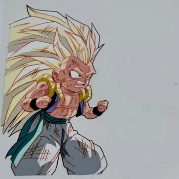 드래곤볼 애니메이션 셀화 오천크스 Gotenks