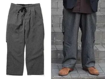 마티앤선즈 알파카 울 실크 이지 팬츠