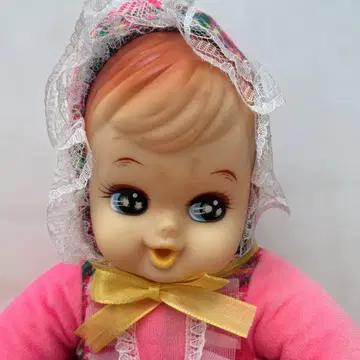 쇼와 레트로 레트로 팝 밀크 마시는 인형