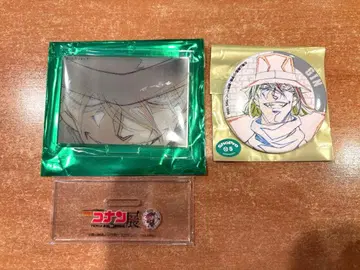 30주년 명탐정 코난전 원화 캔뱃지&렌티큘러 아크릴 스탠드 진