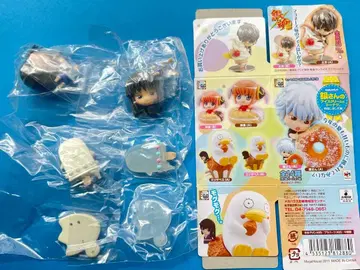 [내부 가방 미개봉] 은혼 푸치캐러랜드 긴상의 아이스크림과 도넛. 카츠라