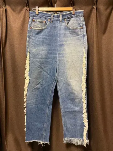 77circa 프린지 데님