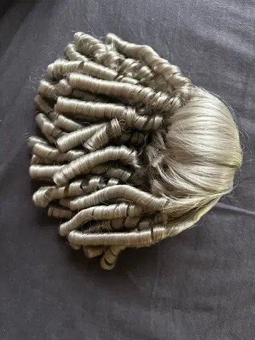 블론드 컬 헤어 인형용 가발 Blythe pullip