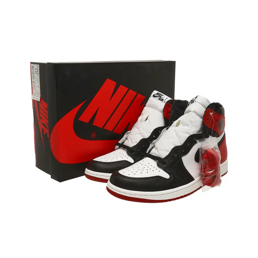 [280] Air Jordan 1 Retro High OG "Black Toe" 2016