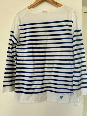 ORCIVAL 바스크 셔츠 스트라이프 보더 긴팔 티셔츠