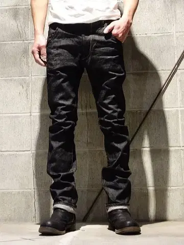 ripvanwinkle /(r) 셀비지 조퍼 데님 빨간 귀