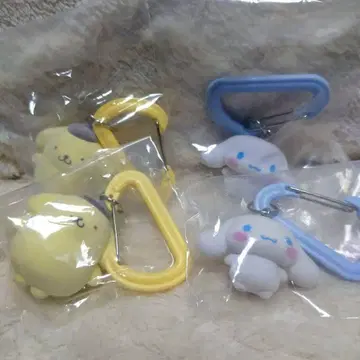 산리오 컬러풀 카라비너 마스코트 참 시나모롤 폼폼푸딩