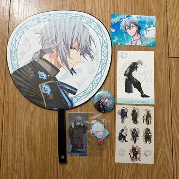 아이돌리쉬 세븐 오프나나 요츠바 타마키 부채 엽서 캔배치