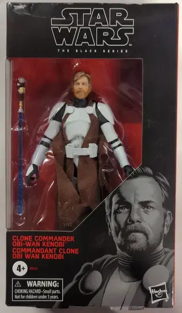 HASBRO 스타워즈 더 블랙 클론 커맨더 오비완 케노비 6인치