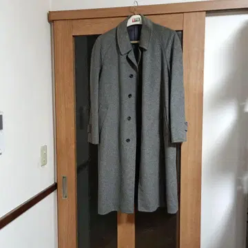 그레이 스텐카라 코트 캐시미어 100%