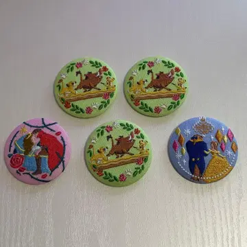 디즈니 자수 캔뱃지