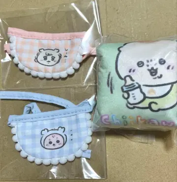 [ 미사용 새상품 ] 치이카와 (먼작귀) baby 침받이 복조리 파우치