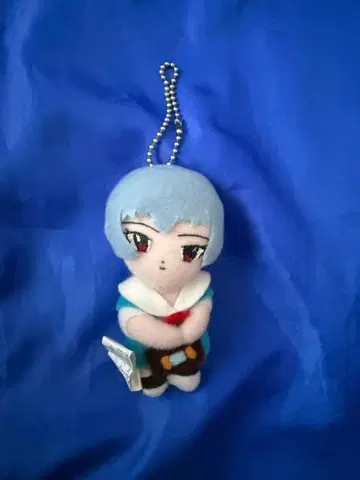 에반게리온 봉제 인형 키링 아야나미 레이