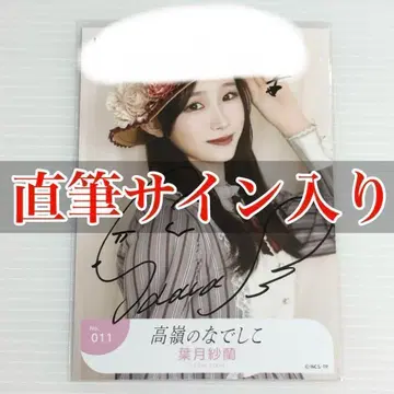 하즈키 사라 친필 사인 요리 할로윈 2024 브로마이드 타카네노 나데시코