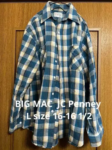 BIG MAC 플란넬 셔츠 L 사이즈 JC Penney