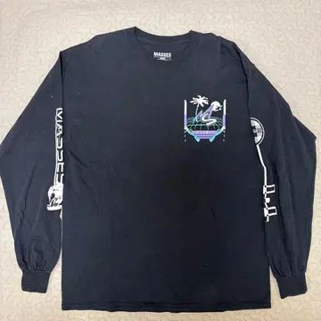 MASSES 블랙 긴팔 T셔츠 L