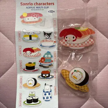 하라주쿠 한정판 and ST TOKYO 산리오 아크릴 멀티 클립