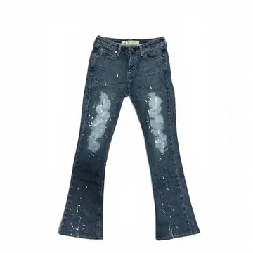 [ Levi's ] 부츠컷 플레어 데님 페인트 가공 517 계열 그런지