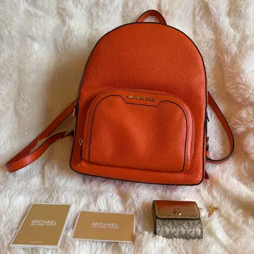 MICHAEL KORS 오렌지 백팩 AirPods 케이스 포함