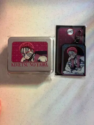 귀멸의 칼날 AGF 캔 스티커 세트 아크릴 키링 아카자