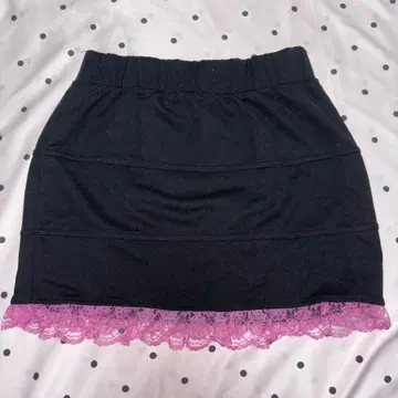 MARS Sugar gloss 미니 스커트 밑단 레이스 히메 갸루