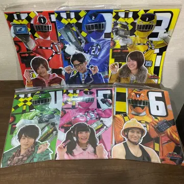 미개봉 렛샤 센타이 토큐저 클리어 파일 컬렉션 풀세트