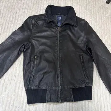 GAP 블랙 가죽 자켓 S