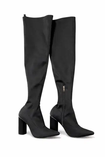 YELLO 니하이 롱 부츠