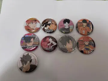 하이큐!! 캔뱃지 히나타 쇼요 쿠로오 테츠로 카게야마 토비오