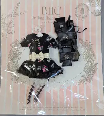 BHC 네오 브라이스 사이즈 의상 원피스 락 스타일 블랙