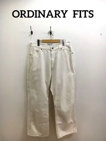 [오디너리핏츠] 허리 54~66cm 화이트 팬츠 하의