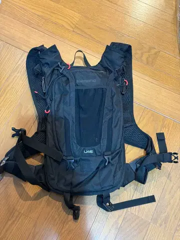 [ SHIMANO U4E ] 사이클링 백팩 블랙 백팩