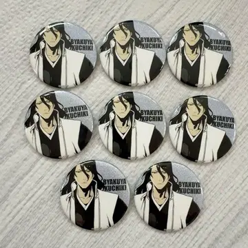 BLEACH WORLD 쿠키야 뱌쿠야 캔뱃지 8점