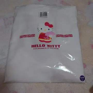 헬로키티 에이프런 중화권 패턴