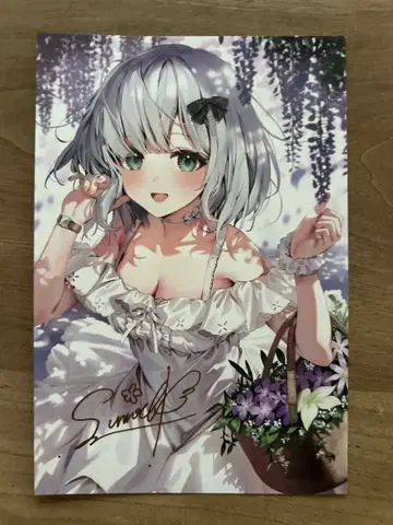 하나메 스미레 생일 기념 2023 금박 엽서