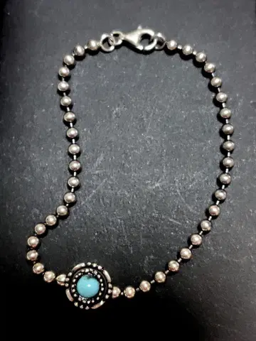 실버 925 볼 체인 팔찌