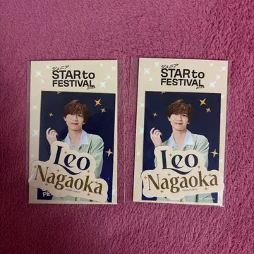 나가오카 레오 스타페스 STAR to FESTIVAL 스티커 2장 세트