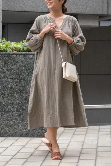 haunt 거즈 오버 드레스 원피스 GAUZE OVER DRESS