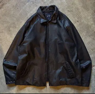 1990s GAP genuine leather jacket