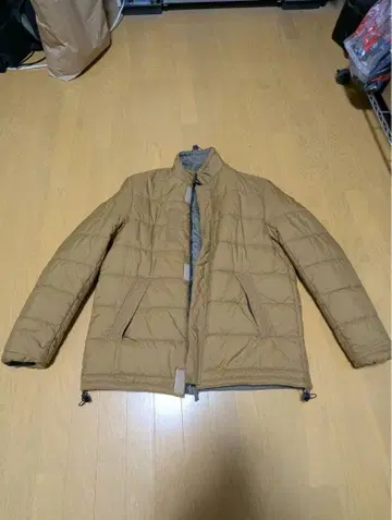 네덜란드군 리버서블 자켓 브라운 그레이 다운 자켓