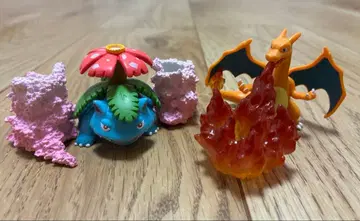 포켓몬 데스크로 유용한 피규어 세트 이상해씨 리자몽