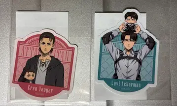 진격의 거인 Eren Levi 스티커 2세트