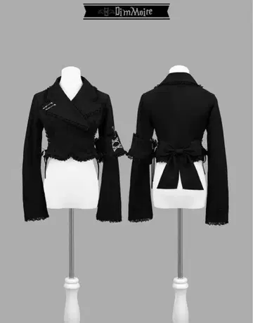 [ DimMoire ] 매혹의 백리본 자켓/Black M 사이즈 정품