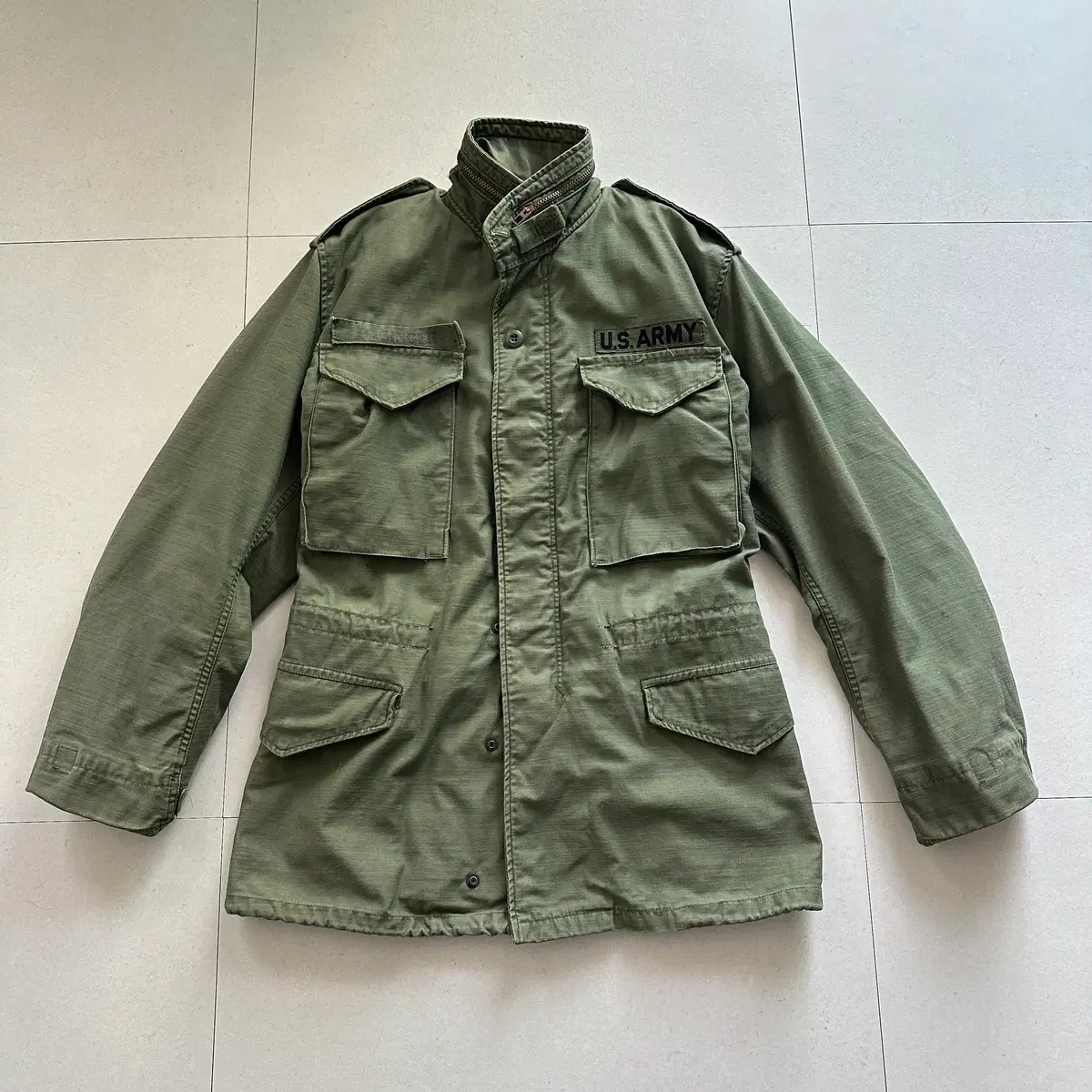 US Army Original 80s M65 Field Jacket MS Medium Short #프릭스