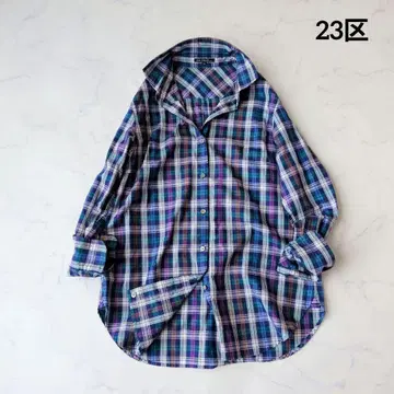 23구 23KU ALBIATE 간이 침대 성숙/러블리 체크 셔츠 40