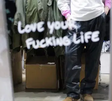 anytee Fragments Leather Officer Pants