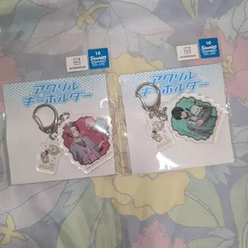 블루 록 산리오 캐릭터즈 아크릴 키링 이토시 린 이토시 사에